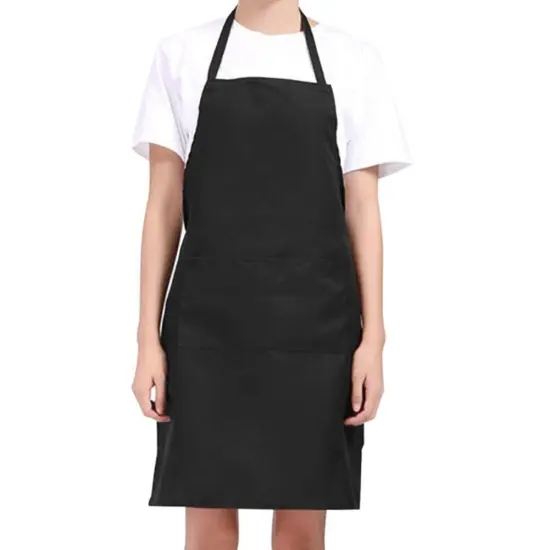 Kitcheniva Cooking Apron With 2 Pockets 2 Pcs {1}
