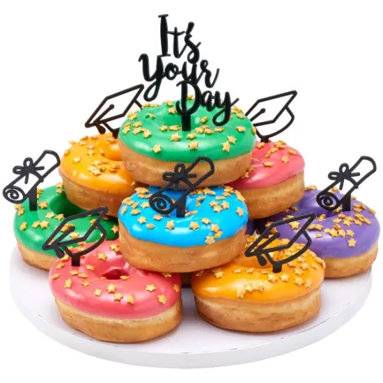 Graduation Icons DecoPics Cupcake Decoration, 12ct {6}