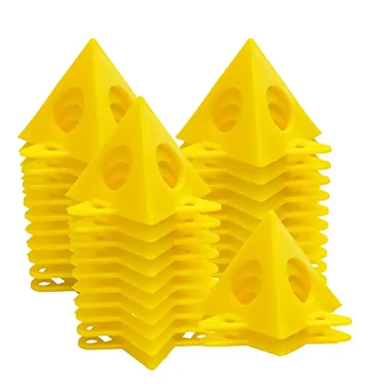 32 Pcs Pyramid Stands Painter's Painting Stands,Mini Cone Paint Stands for Canvas and Door Risers Support,Cabinet Paint Pouring {1}