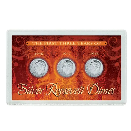 First Three Years of Silver Roosevelt Dimes {1}