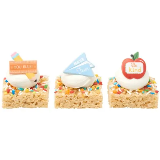 School Rules Icons Cupcake Rings, 12ct {5}