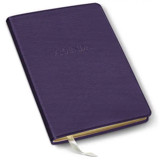 Undated Daily Planner by Gallery Leather - 8" x 5.5" Acadia Navy {2}