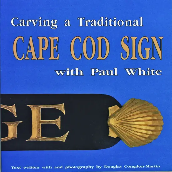 Carving a Traditional Cape Cod Sign {1}