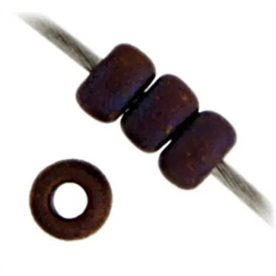 Miyuki 250g Metallic Round Rocailles Seed Beads, 11/0 Copper AB Mat #2005 {2}