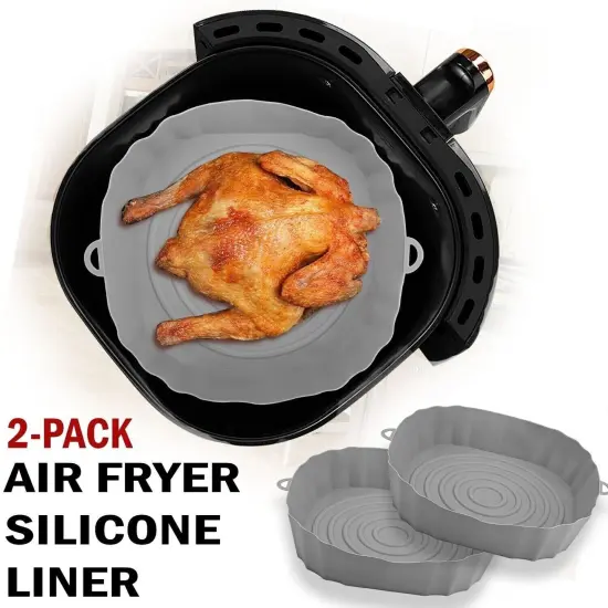 2 Non-Stick Silicone Pot Baskets Liners for Air Fryer Oven {2}