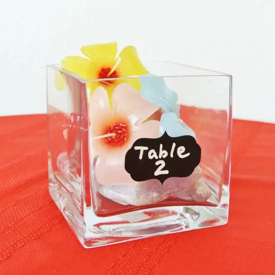 Wrapables Set of 50 Chalkboard Labels / Chalkboard Stickers, 2.25" x 1.5" Fancy Rectangle With Chalk Pen {4}