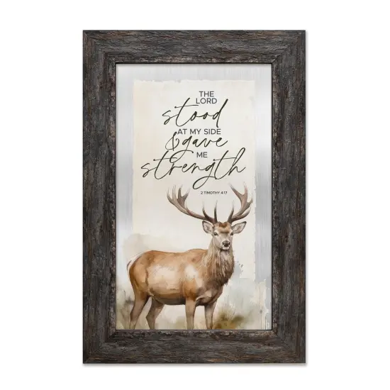 The Lord Stood Metalscape Framed Wall Art - 8 inches x 12 inches {1}