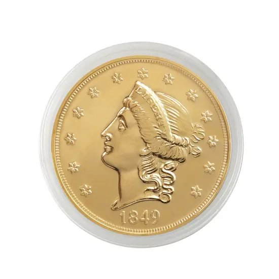 Tribute to America's Most Beautiful Coins - $20 Liberty Gold Piece 1850-1907 Replica Coin {1}