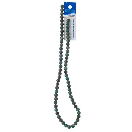 Earth's Jewel Semi-Precious 6mm Turquoise Natural Round Strung Bead {4}