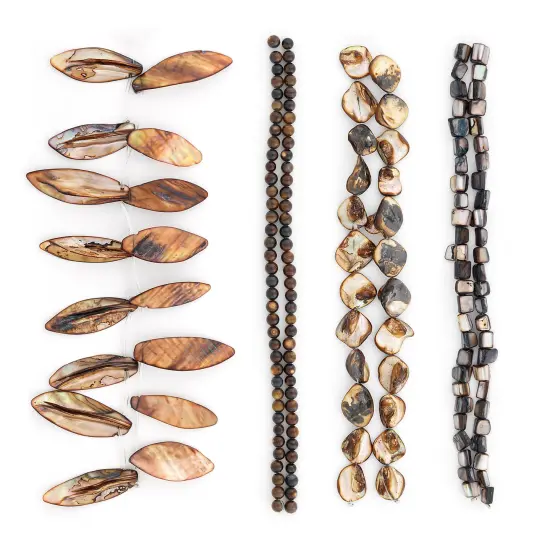 Delphine Sea Shell Beads Collection Value Pack {1}