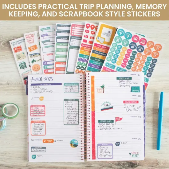 bloom daily planners Sticker Sheets, Travel Pack {5}