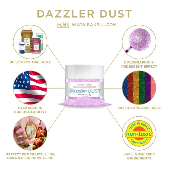 Baby Pink Dazzler Dust&reg; 5 Gram Jar {4}