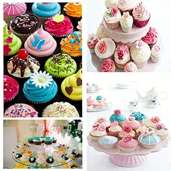 7 Pack for Rose, Chocolate, Cake, Butterfly, Mini Bow, Cupcake, Jelly, Mini Muffins and Candy Making {4}