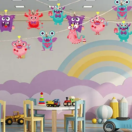 24 Pieces Valentines Day Craft Kits for Kids, DIY Craft Ornament Valentine Class Game Activities Make Your Own Valentine Cards {4}