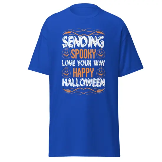 Spooky love happy halloween pumpkin t-shirt design {1}