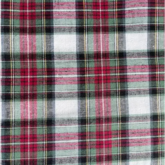 FabricLA 100% Cotton Flannel Fabric - 58/60" Inches (150 CM) - Cotton Tartan Flannel Fabric - Use as Blanket, PJ, Shirt, Cloth Flannel Craft Fabric - Multi, 1 Yard {6}