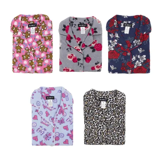 Ladies Fleece PJ Set | RADYAN&reg; {2}