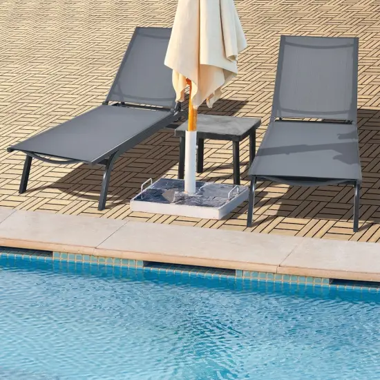 10 Pieces 12 x 12 Inch Acacia Wood Interlocking Tile Flooring {6}