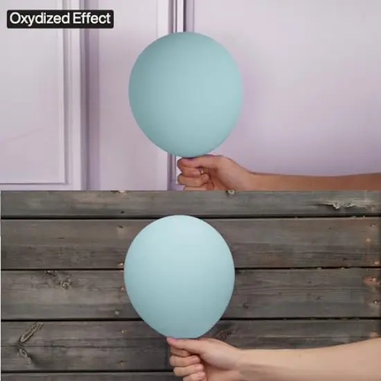 50 Pieces Pale Aqua Balloons, 12 Inch Boho Blue Balloons, Pale Blue Balloons for Balloon Garland or Balloon Arch as Party Decorations, Birthday Decorations, Baby Shower Decorations, Blue-F28-M {4}