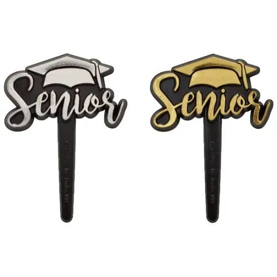 Senior DecoPics&reg; Cupcake Decoration, 12ct {2}