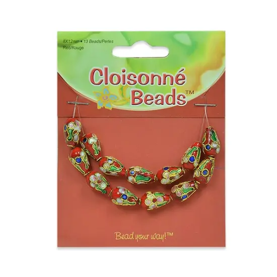 6 Packs of Cloisonne Beads Pack of 13 Beads {1}