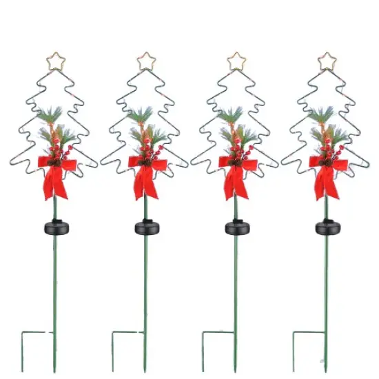 Kitcheniva Christmas Tree LED Pathway Stake Lights {1}