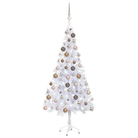 Artificial Christmas Tree with LEDs and Ball Set {1}
