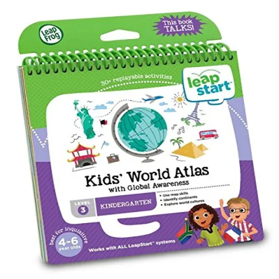 LeapFrog LeapStart Kindergarten Activity Book: Kids' World Atlas and Global Awareness {5}