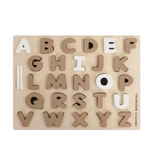 Creative Beginning Chalkboard-Based Alphabet & Number Puzzle Set {3}