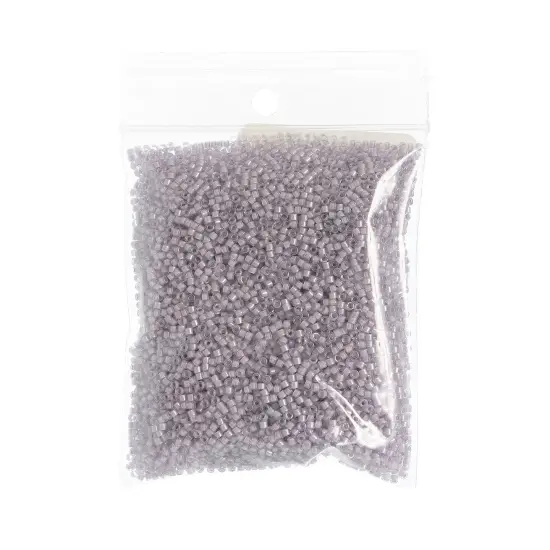 Miyuki Delica 50g Lined-Dyed Glass Beads, 11/0 Lavender (DB0080) {2}