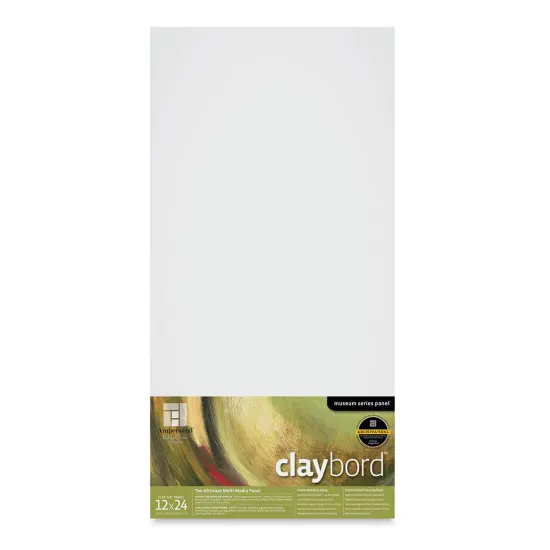 Ampersand Claybord - 12" x 24", 1/8" Flat {1}