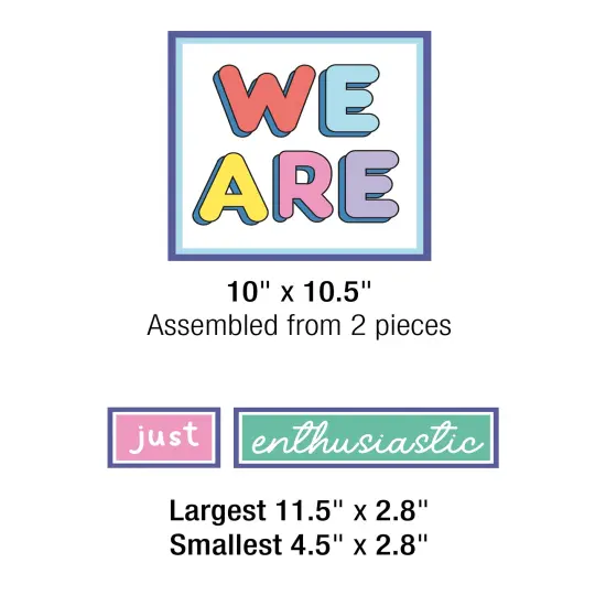 Carson Dellosa We Stick Together 52 pc Bundle Motivational Bulletin Board Set, Positive Affirmations and Reproducible Social Emotional Learning Activities, Growth Mindset Classroom Decor {3}