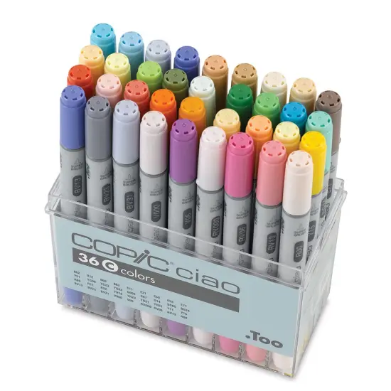 Copic Ciao Double Ended Marker Set - Set C, Set of 36 {1}
