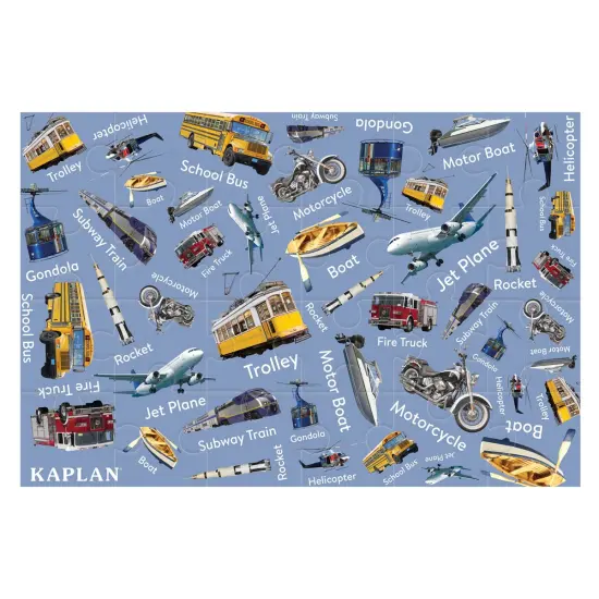Kaplan Early Learning Company Real Photo 24-Piece Floor Puzzles - Set of 4 {6}