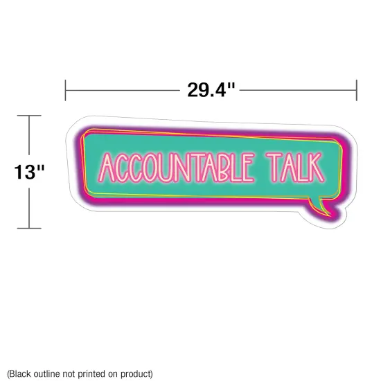 Carson Dellosa Accountable Talk Bulletin Board Set&mdash;Sentence Stem Speech Bubbles and Category Topic Signs for Group Discussions and Social-Emotional Learning, Homeschool or Classroom D&eacute;cor (31 pc) {3}