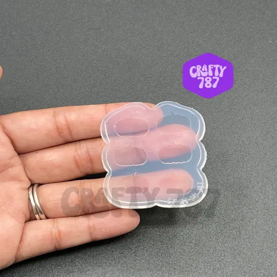 Mini Pumpkin Silicone Mold, Resin Jewelry Mold(d14) {2}