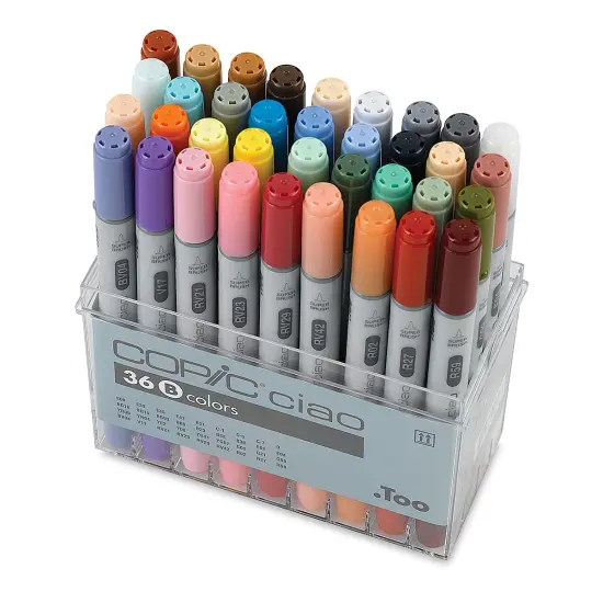 Copic Ciao Double Ended Marker Set - Set B, Set of 36 {2}