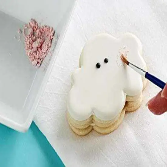 Bakell - Antique White Luster Dust (4g, 1x Jar) Edible Vegan Dust & Paint for Baking, Desserts and Beverages {3}