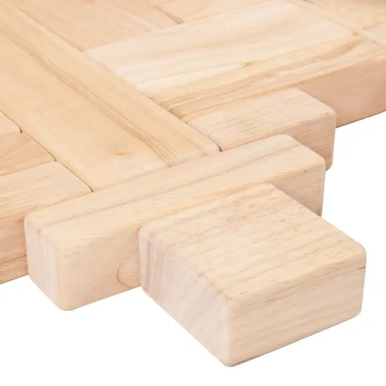 Kaplan Early Learning Company Unit Blocks Classroom Set I - 107 pieces in 28 shapes {4}