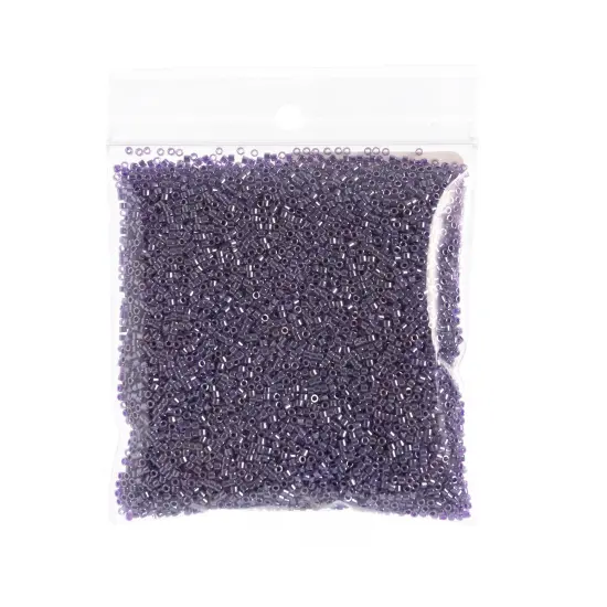 Miyuki Delica 50g Lined-Dyed Glass Beads, 11/0 Violet Ceylon DB0250 {2}