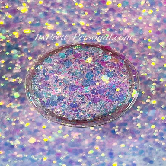&ldquo;Don&rsquo;t Jump The Gum&rdquo;- Pink Opal GLOW Glitter (new lighter shade) {4}