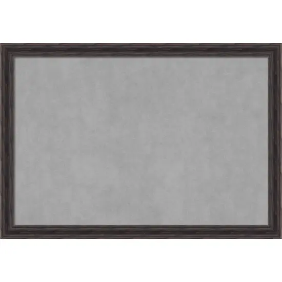 Rustic Pine Narrow Wood Framed Magnetic Board Rustic Pine Brown {1}
