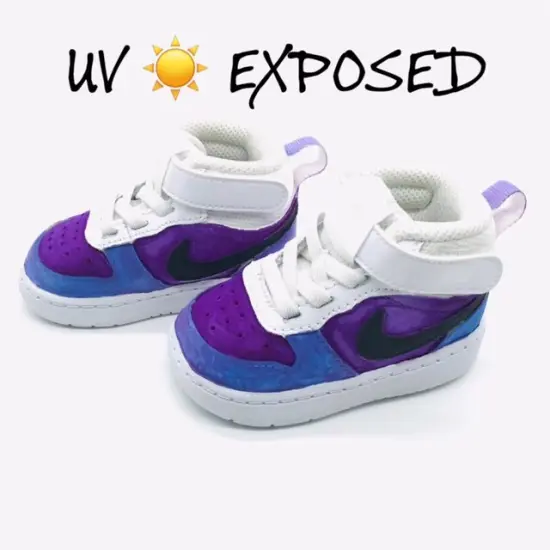 Photochromic Sun UV Activated Color Changing Powder Pigments for Resin Slime T Shirts Tumblers White violet {9}