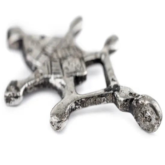 The Bead Chest Tillya Silver Moroccan Tuareg Cross Pendant: North African Tribal Berber Moroccan Sahara Pendant for Jewelry {4}