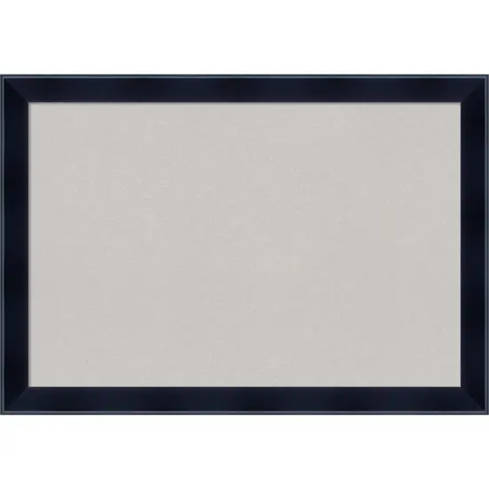 Madison Black Wood Framed Corkboard, Grey Cork {1}