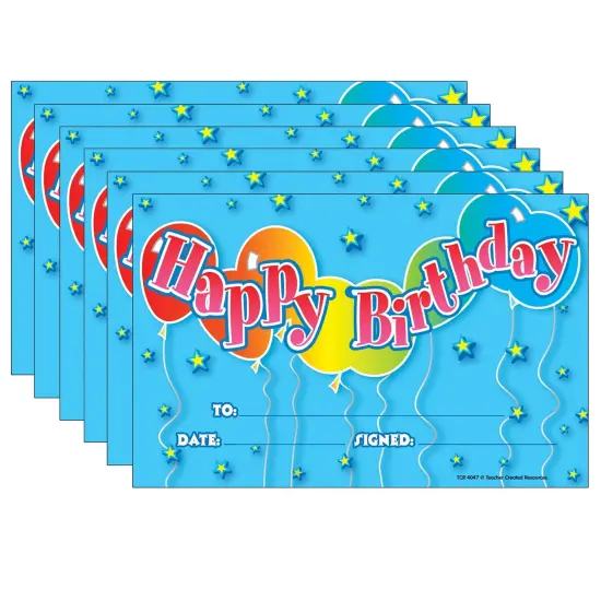 Birthday 2 Award, 25 Per Pack, 6 Packs {1}