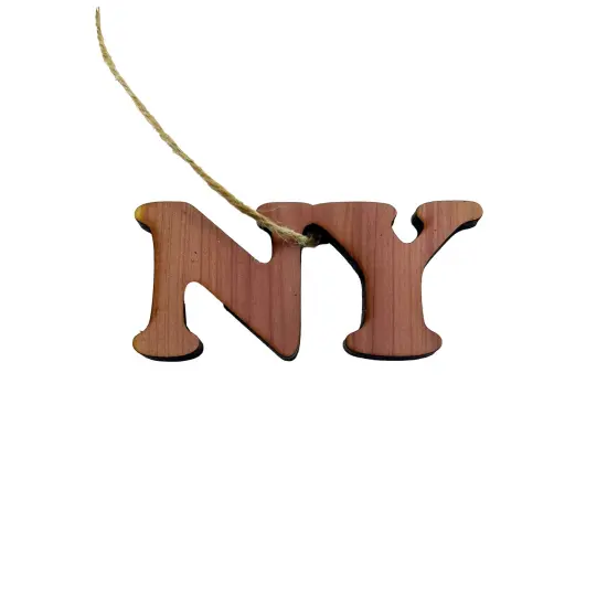 NY - Cedar Ornament {1}