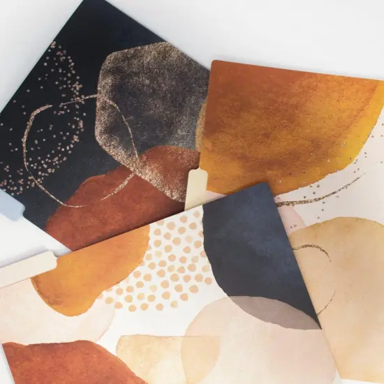 bloom daily planners File Folder Set, Earthy Abstract {4}