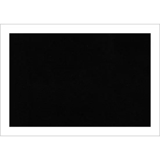 Wedge White Framed Corkboard, Black Cork {1}