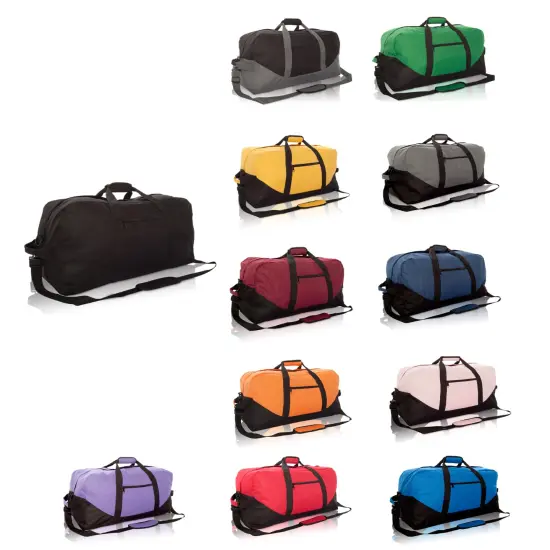 25 Inches Big Adventure Gym Sports Bag Black {2}